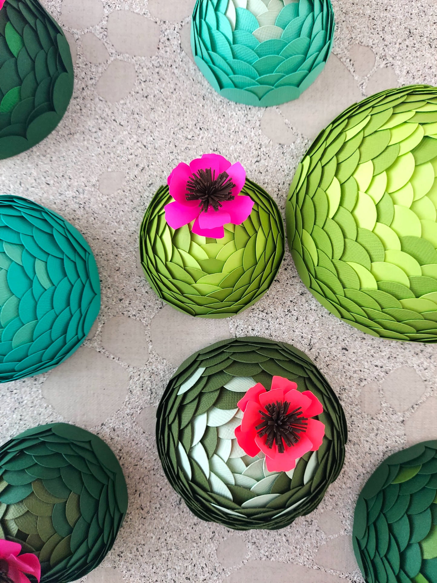 Paper Succulent Garden