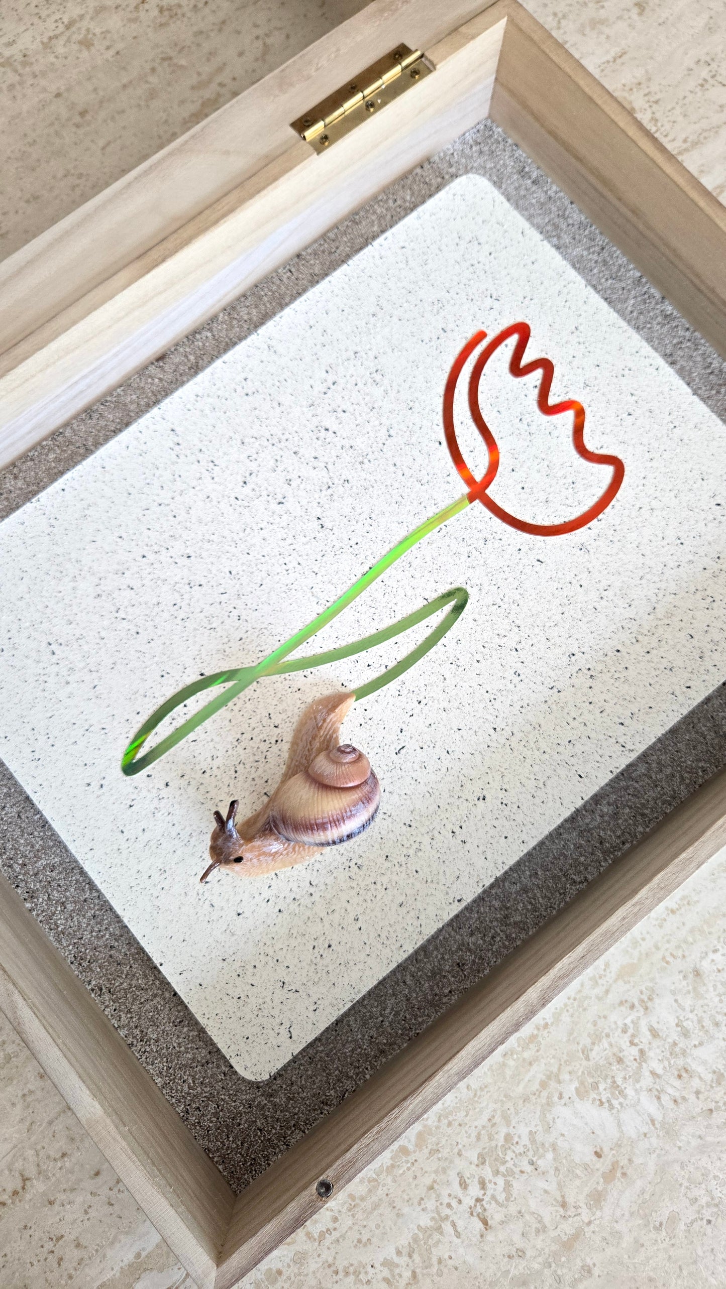 Snail Trail "Red Tulip"