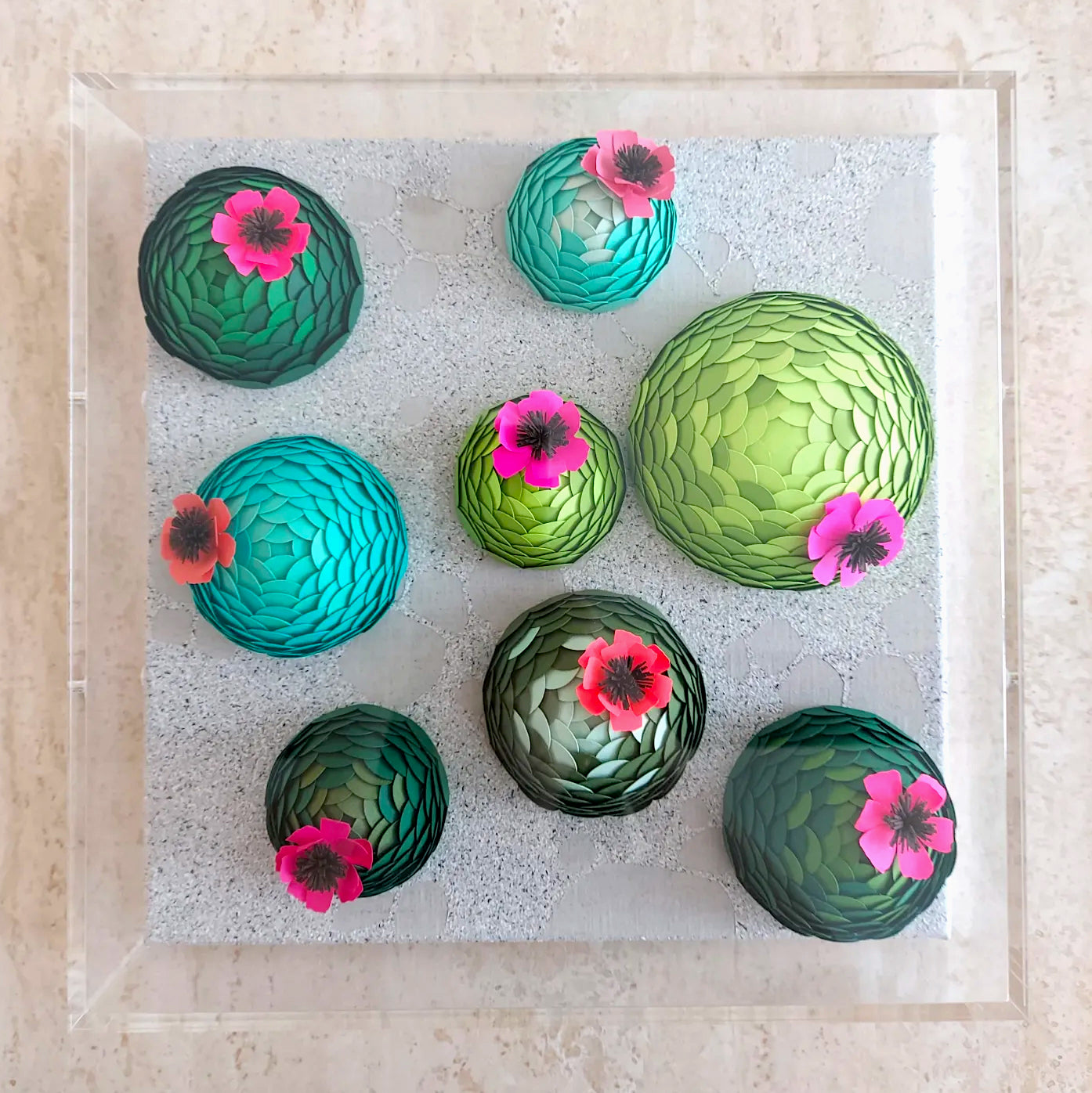 Paper Succulent Garden