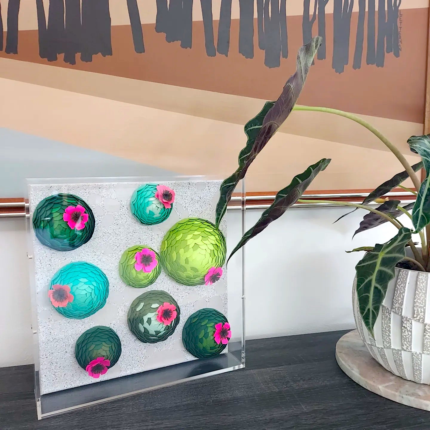 Paper Succulent Garden