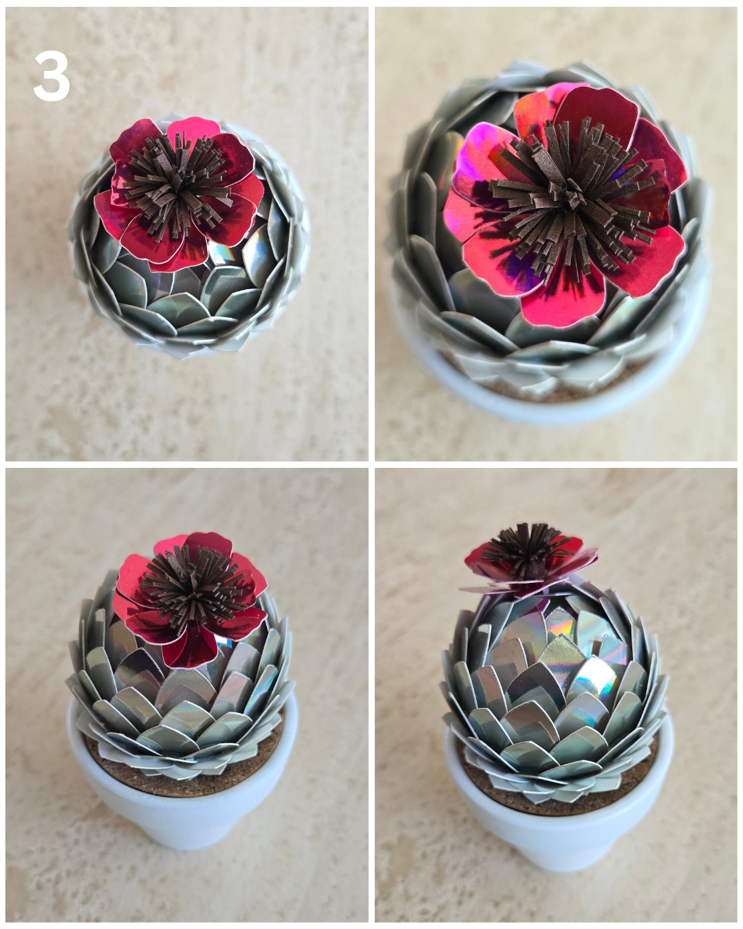 Potted Paper Cacti