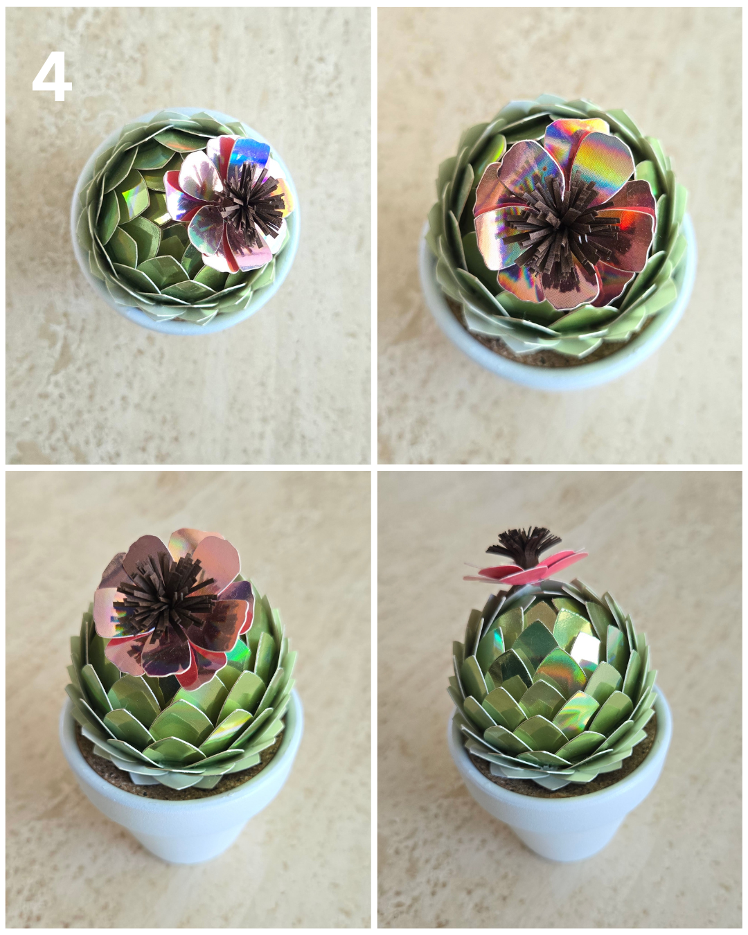 Potted Paper Cacti