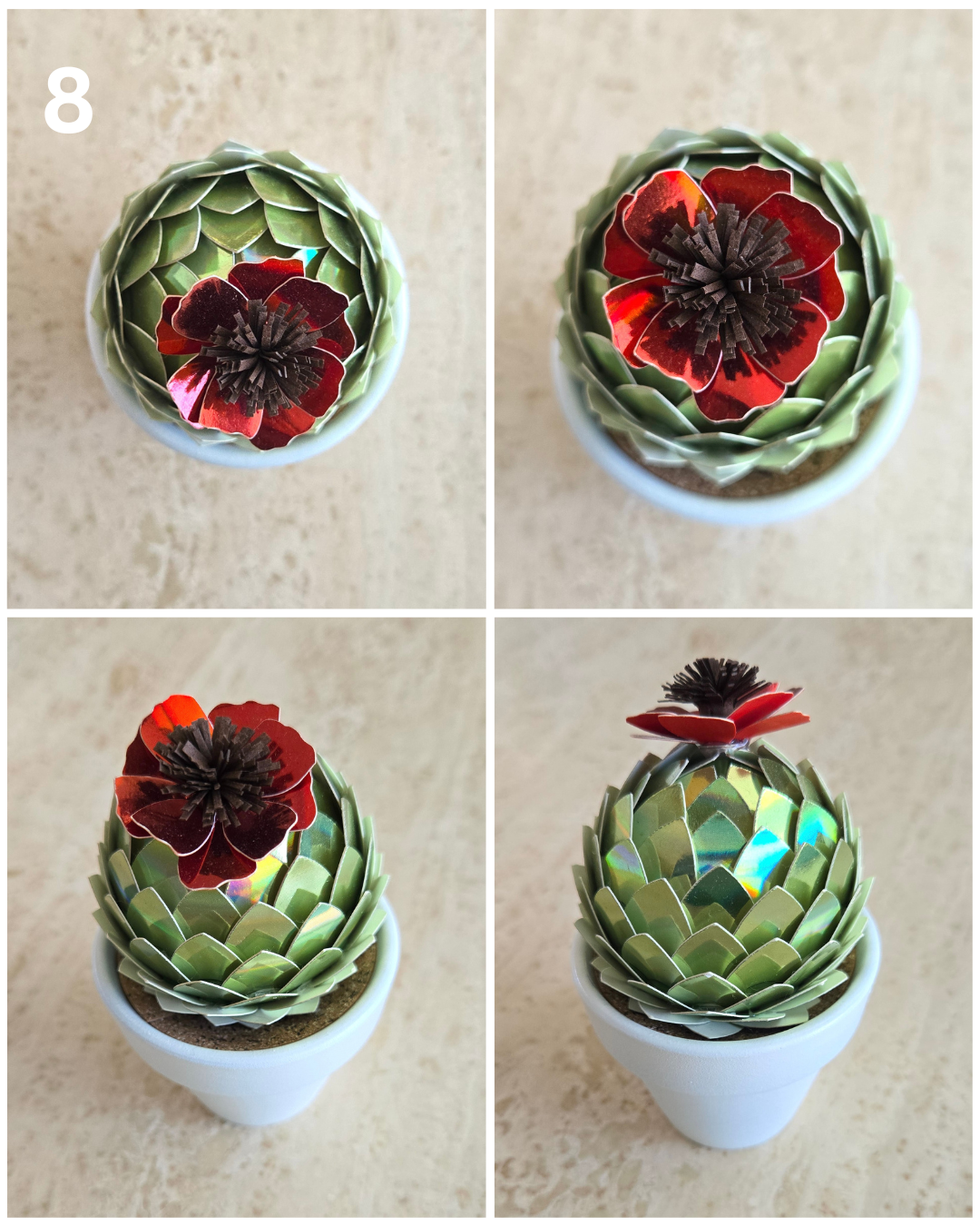 Potted Paper Cacti