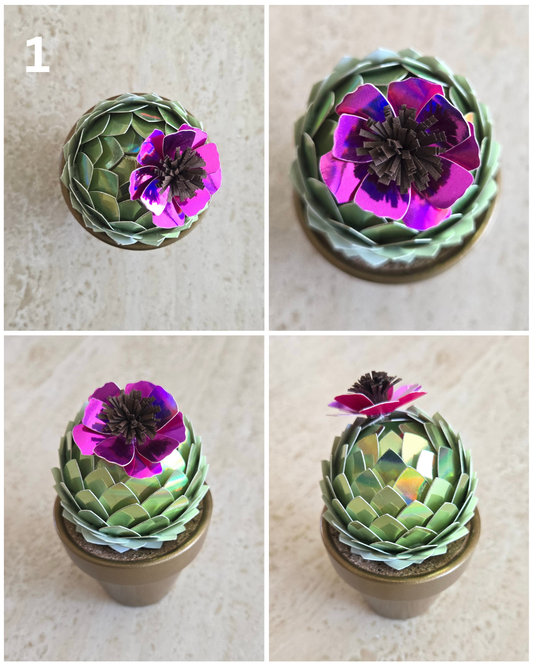 Potted Paper Cacti