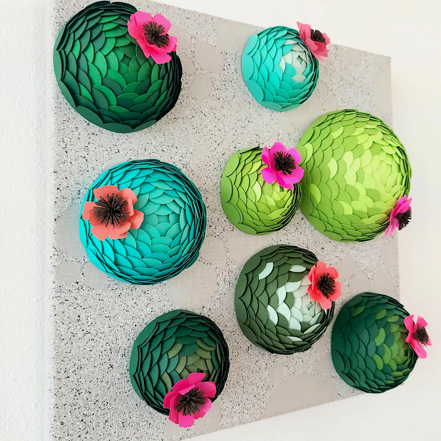Paper Succulent Garden